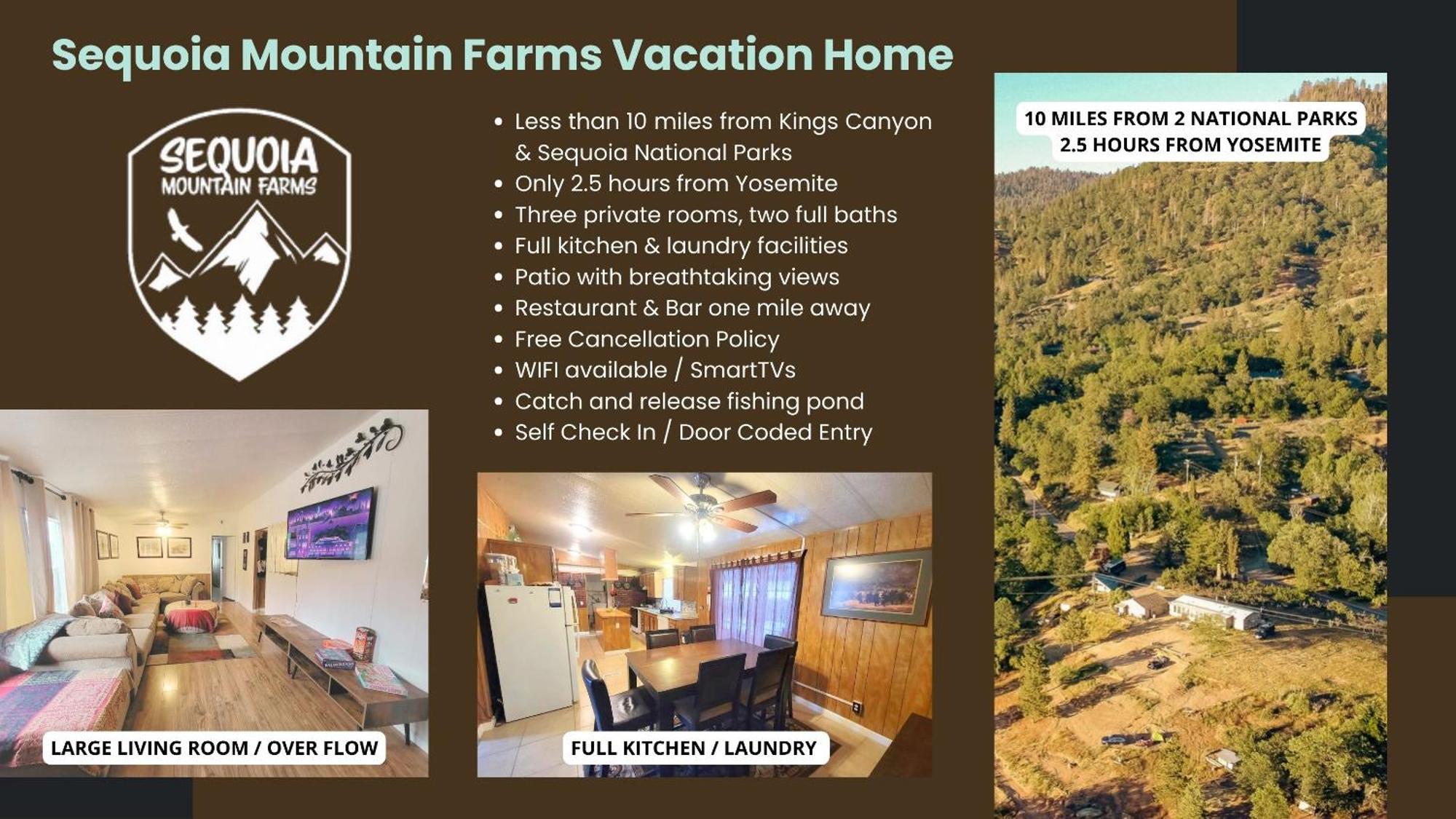 Campground At Sequoia Mountain Farms - Bring Your Own Tent Or Rv - No Bedrooms Or Beds Provided Miramonte Екстер'єр фото